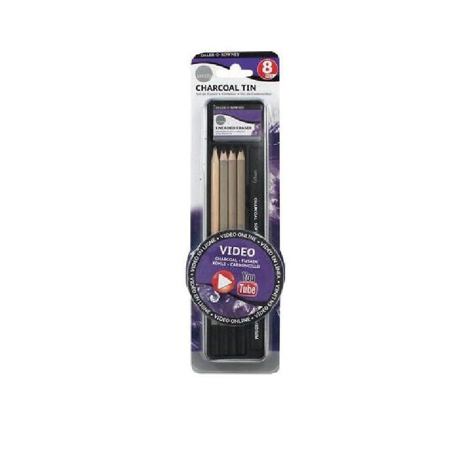 SET DE FUSAIN 8PC SIMPLY - Librairie Oxford City
