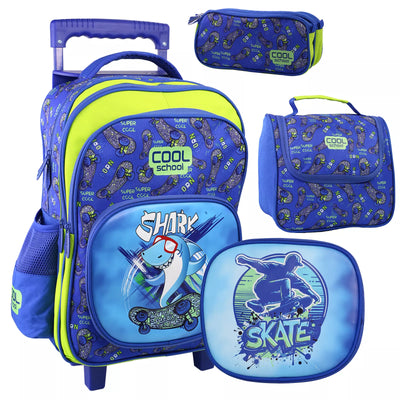 💥🏷️ Pack 3 pièces : Sac à dos double face + Porte goûter + Trousse - Librairie Oxford City