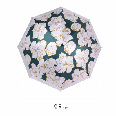 Parapluie Adulte à Motif Floral — Bleu, Blanc & Rouge - Librairie Oxford City