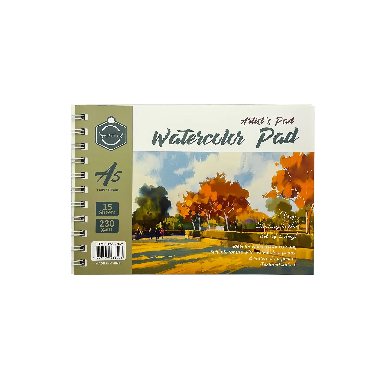 Pack Aquarelle Professionnel – Feutres Aquarellables Double Pointe + Carnet Watercolor 230 g/m² (A5, A4 ou A3) - Librairie Oxford City