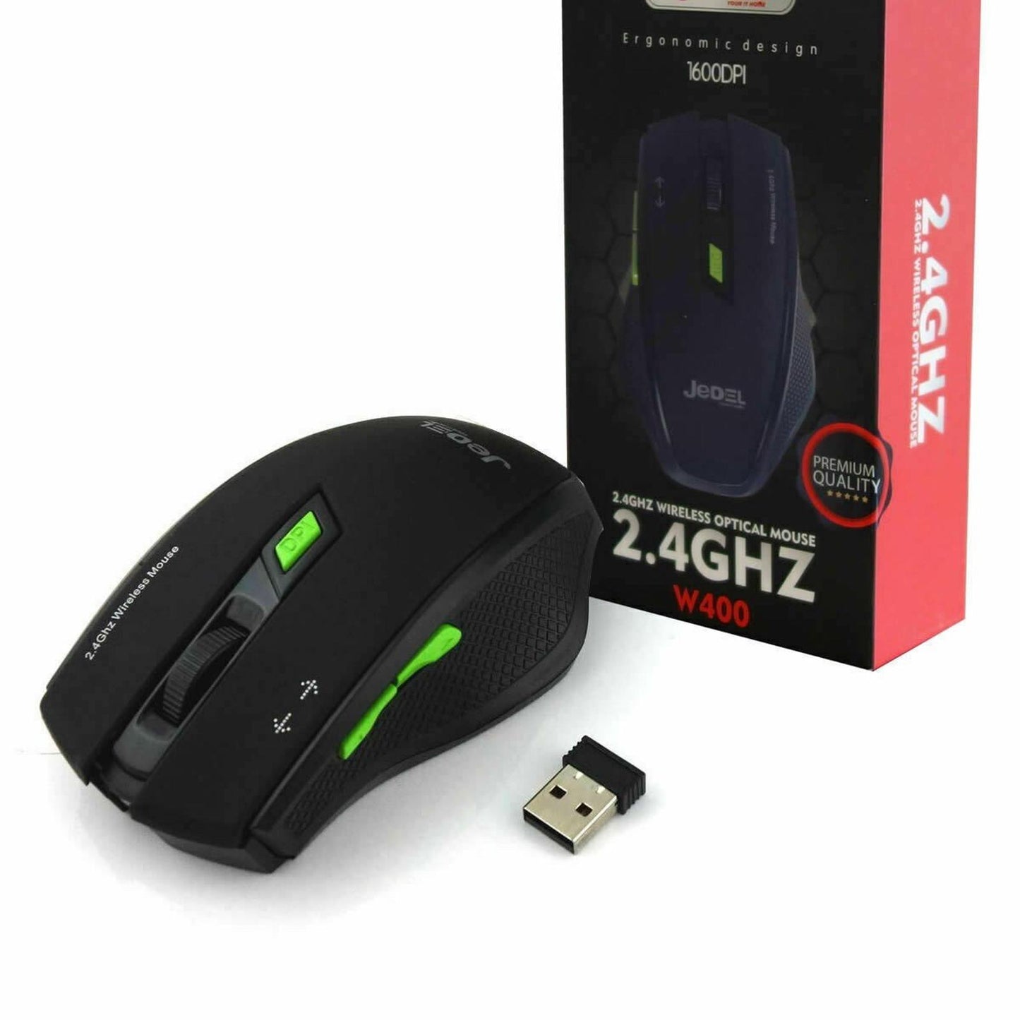 SOURIS SANS FIL JEDEL W910 - NOIR - Librairie Oxford City