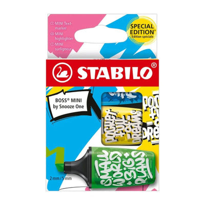 STABILO BOSS MINI 3 surligneurs by Snooze One - Librairie Oxford City