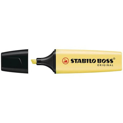 STABILO BOSS PASTEL JAUNE - Librairie Oxford City
