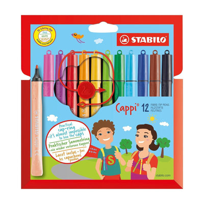 Stabilo cappi de 12 feutres - Librairie Oxford City