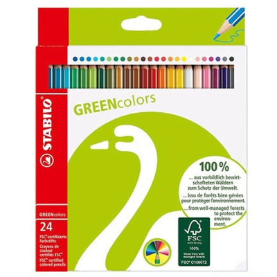 STABILO COLOR POCHETTE DE 24 CRAYONS - Librairie Oxford City