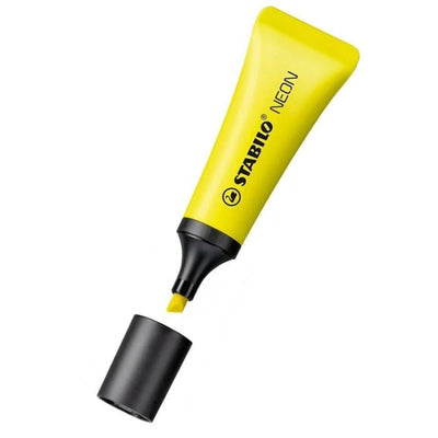 STABILO NEON JAUNE - Librairie Oxford City