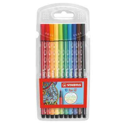 STABILO PEN 68 BOITE DE 10 - Librairie Oxford City