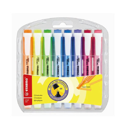 Stabilo swing cool 8 couleurs - Librairie Oxford City