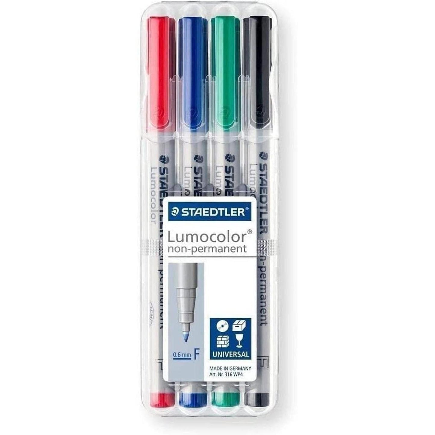 Staedtler Lumocolor Marqueur non - permanent 316F - étui de 4 - Librairie Oxford City