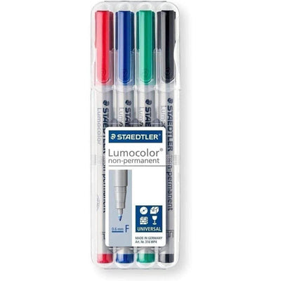 Staedtler Lumocolor Marqueur non - permanent 316F - étui de 4 - Librairie Oxford City