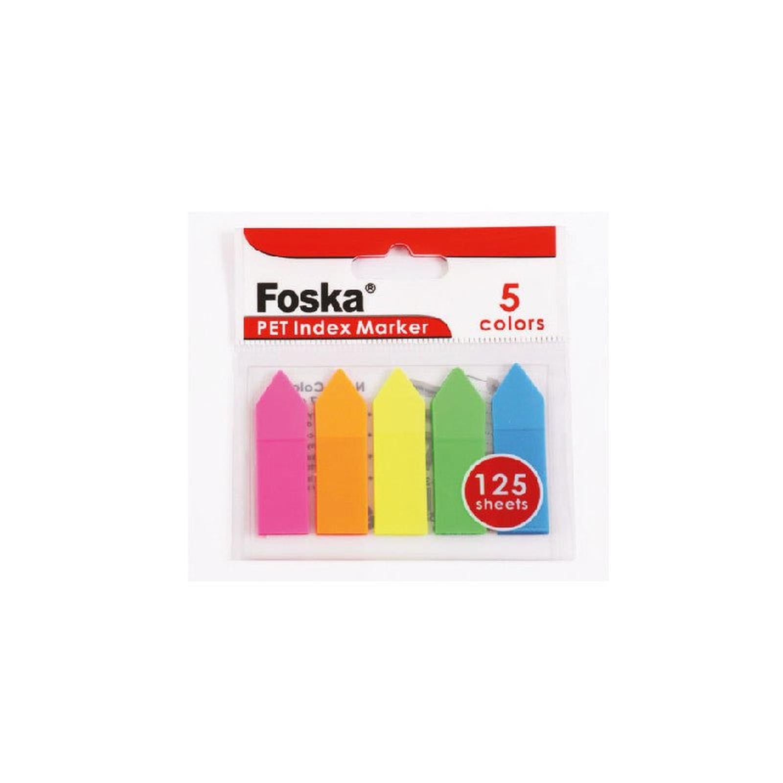 STICK INDEX 5 COULEURS FOSKA - Librairie Oxford City