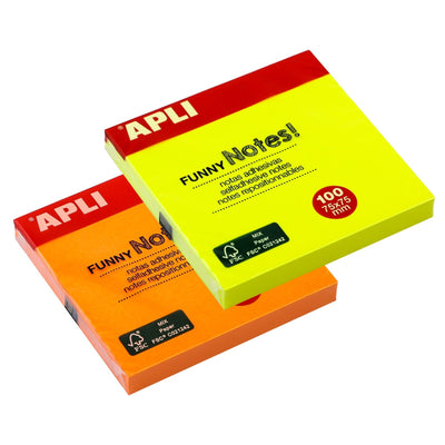 Stick Note 75x75 Fluo - Librairie Oxford City