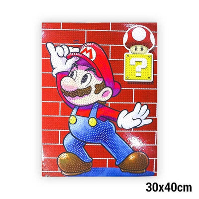 💎Tableau peinture En Diamant 💎, (Super Mario🍄DBZ⚡Spider - Man🕷️) , Broderie Kit Complet perles 30x40 - Librairie Oxford City