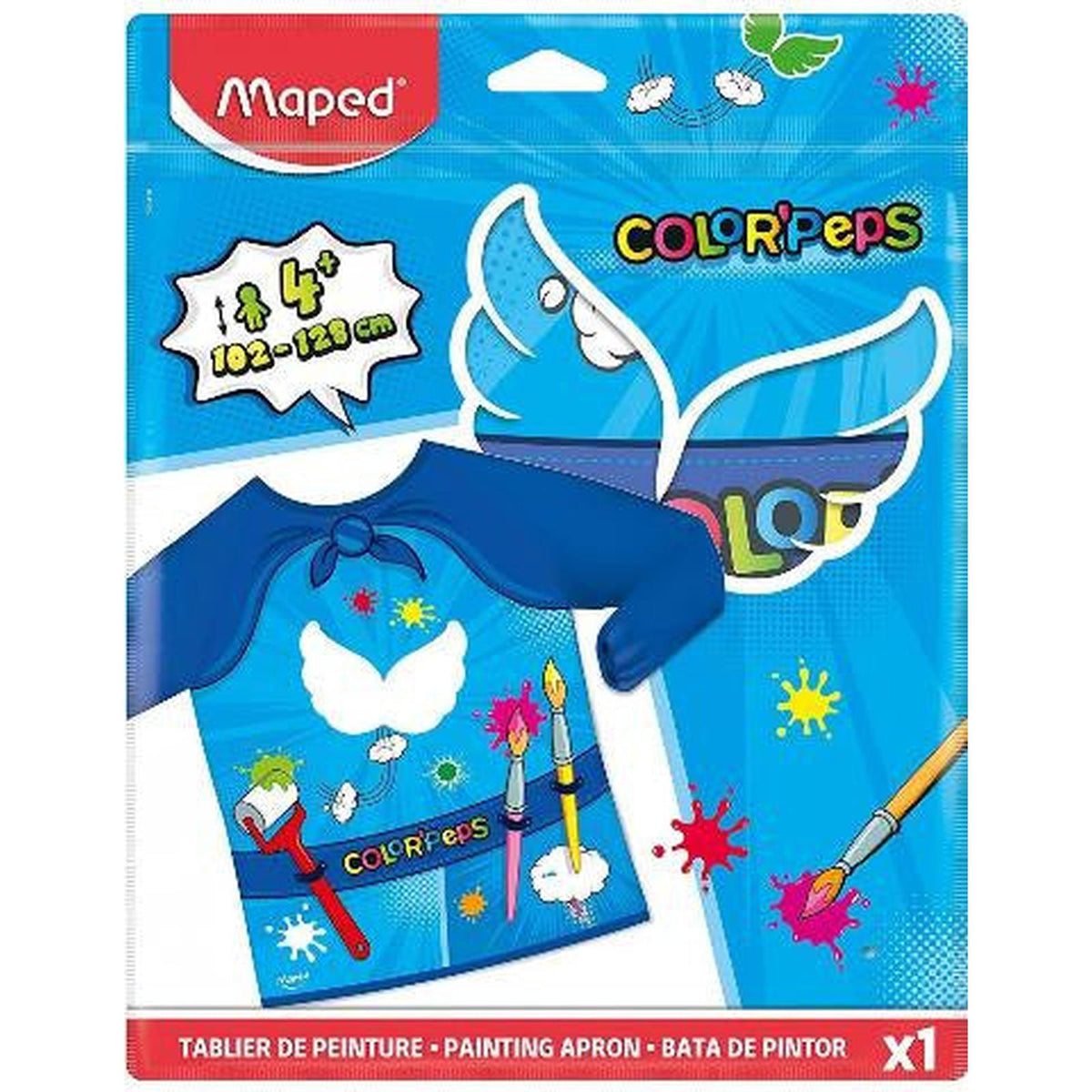 TABLIER PEINTURE SUPER HEROS MAPED-Fourniture Scolaire-Librairie Oxford City