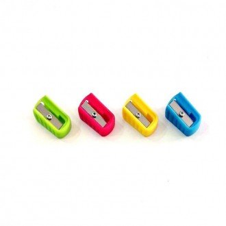 Taille crayon 1 trou colorful métal - Librairie Oxford City