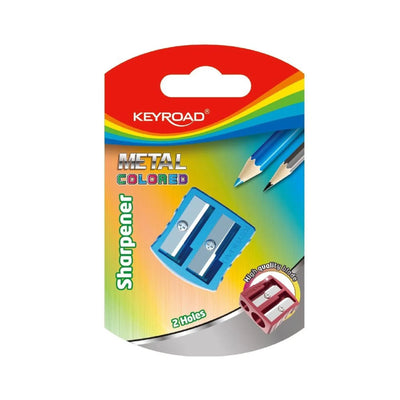 Taille crayon colorful métal 2 trous - Librairie Oxford City