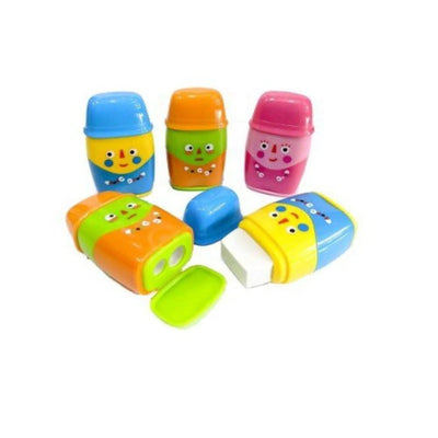 TAILLE CRAYON + GOMME 2 TROUS - Librairie Oxford City