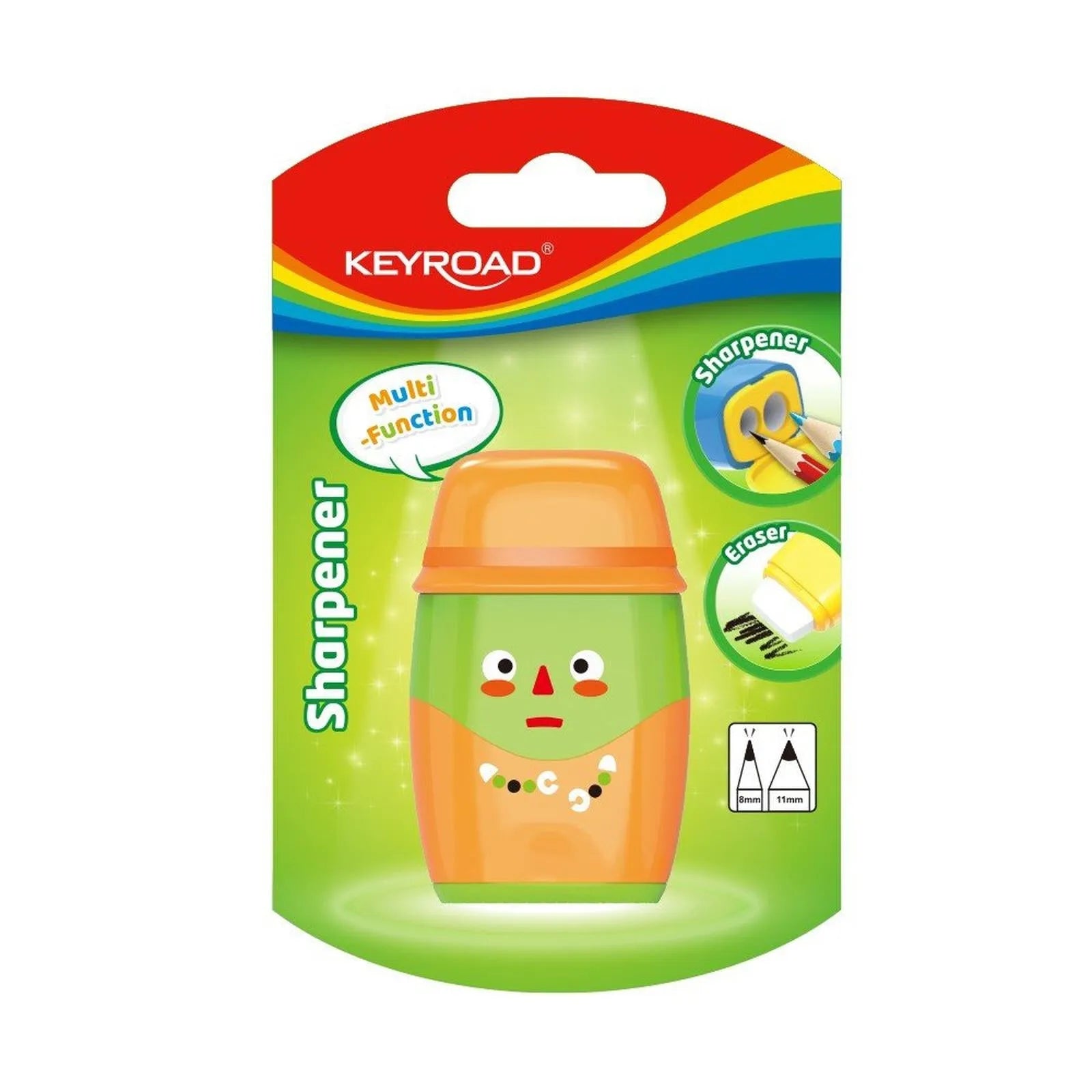 TAILLE CRAYON + GOMME 2 TROUS - Librairie Oxford City