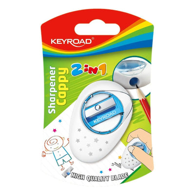Taille Crayon + Gomme Cappy 1 TROU - Librairie Oxford City