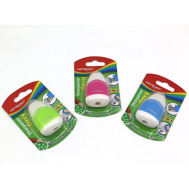 Taille crayon + gomme Navy 1 trou - Librairie Oxford City