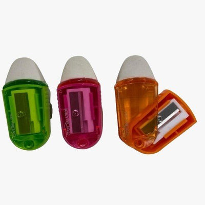 Taille Crayon + Gomme Twist - KEYROAD - Librairie Oxford City