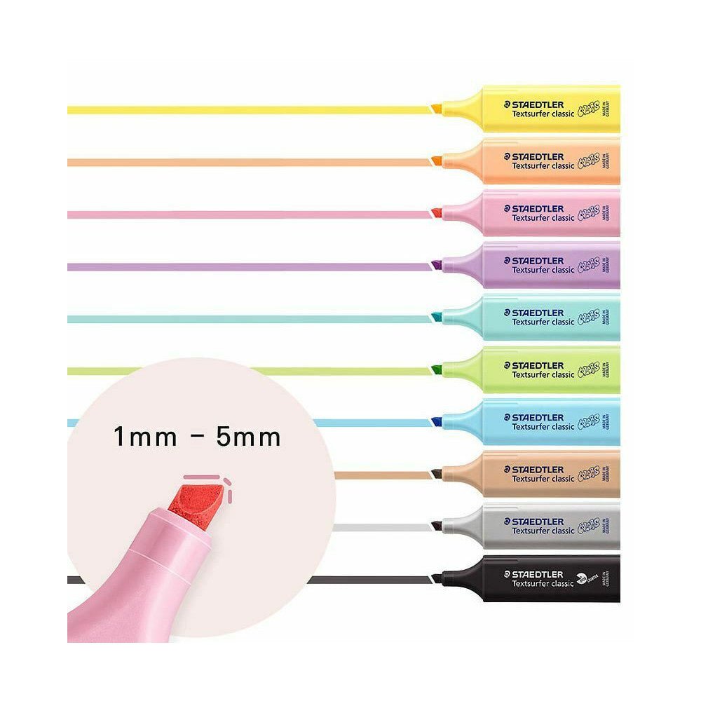 STAEDTLER Textsurfer Classic 364 – Collection Pastel & Fluo