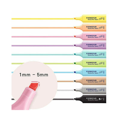 STAEDTLER Textsurfer Classic 364 – Collection Pastel & Fluo