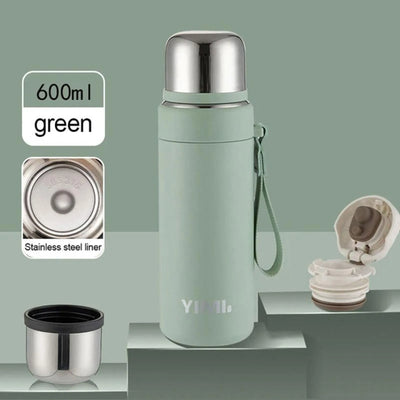 THERMOS ISOTHERME METALIQUE - 600 ML - Librairie Oxford City