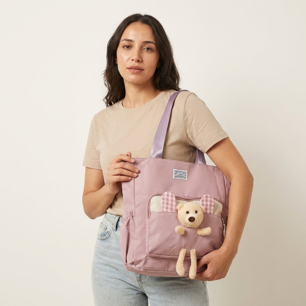 Tote Bag Ours en Peluche - Librairie Oxford City