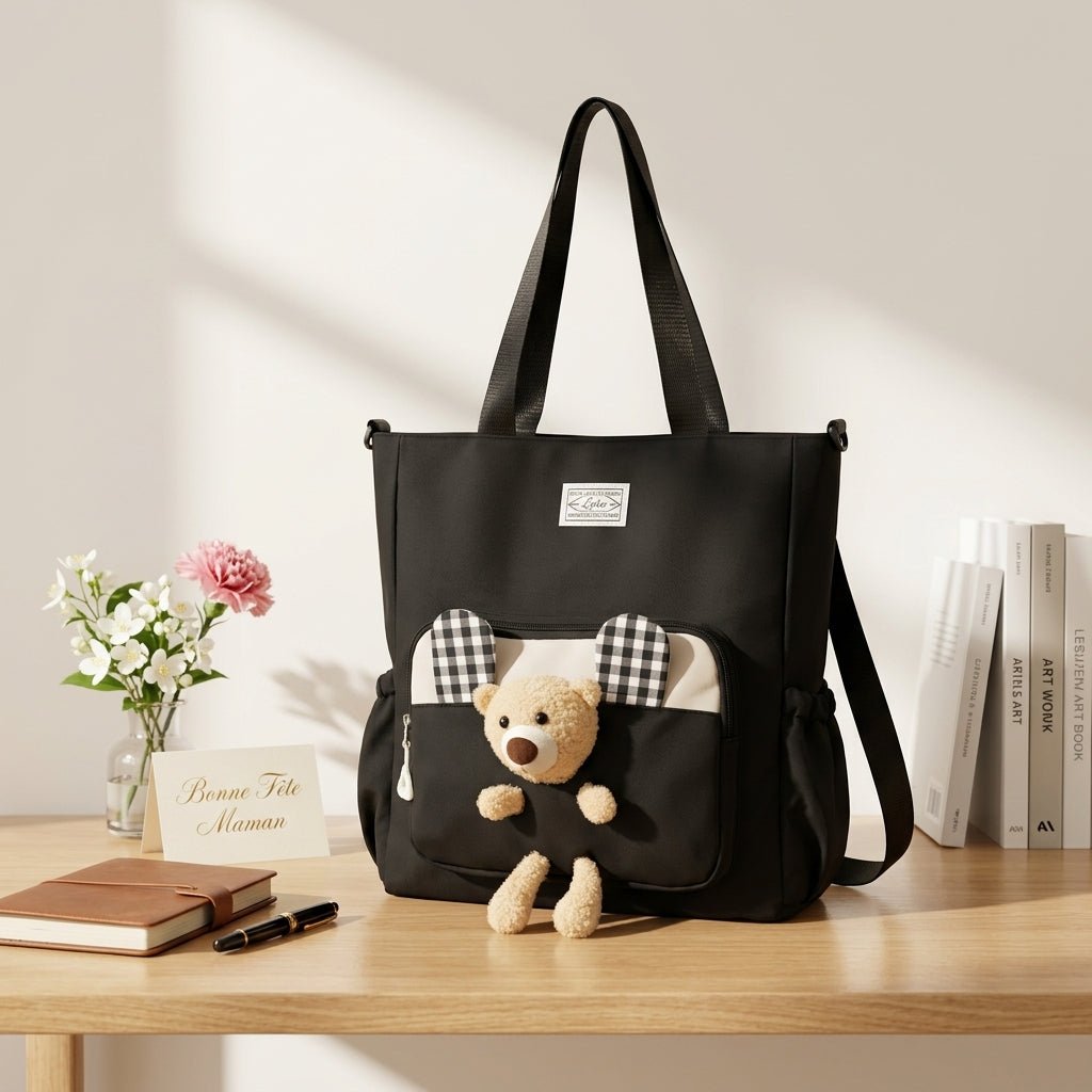 Tote Bag Ours en Peluche - Librairie Oxford City