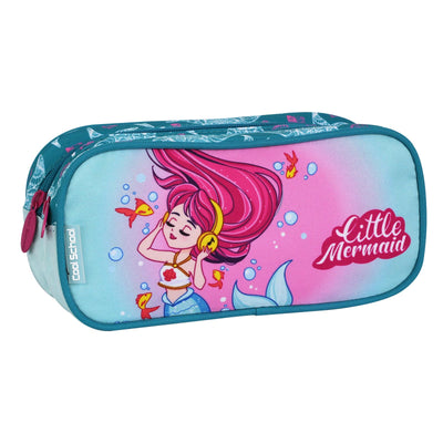 Trousse 2 Zip Sirène COOL SCHOOL-Bagagerie-Librairie Oxford City