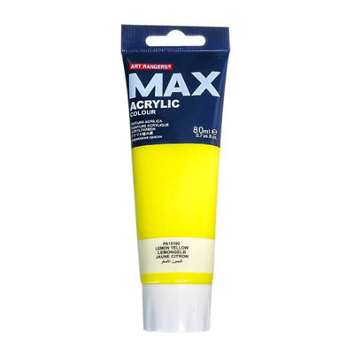 Tube Acrylique 80ml Jaune Citron ART RANGERS MAX - Librairie Oxford City
