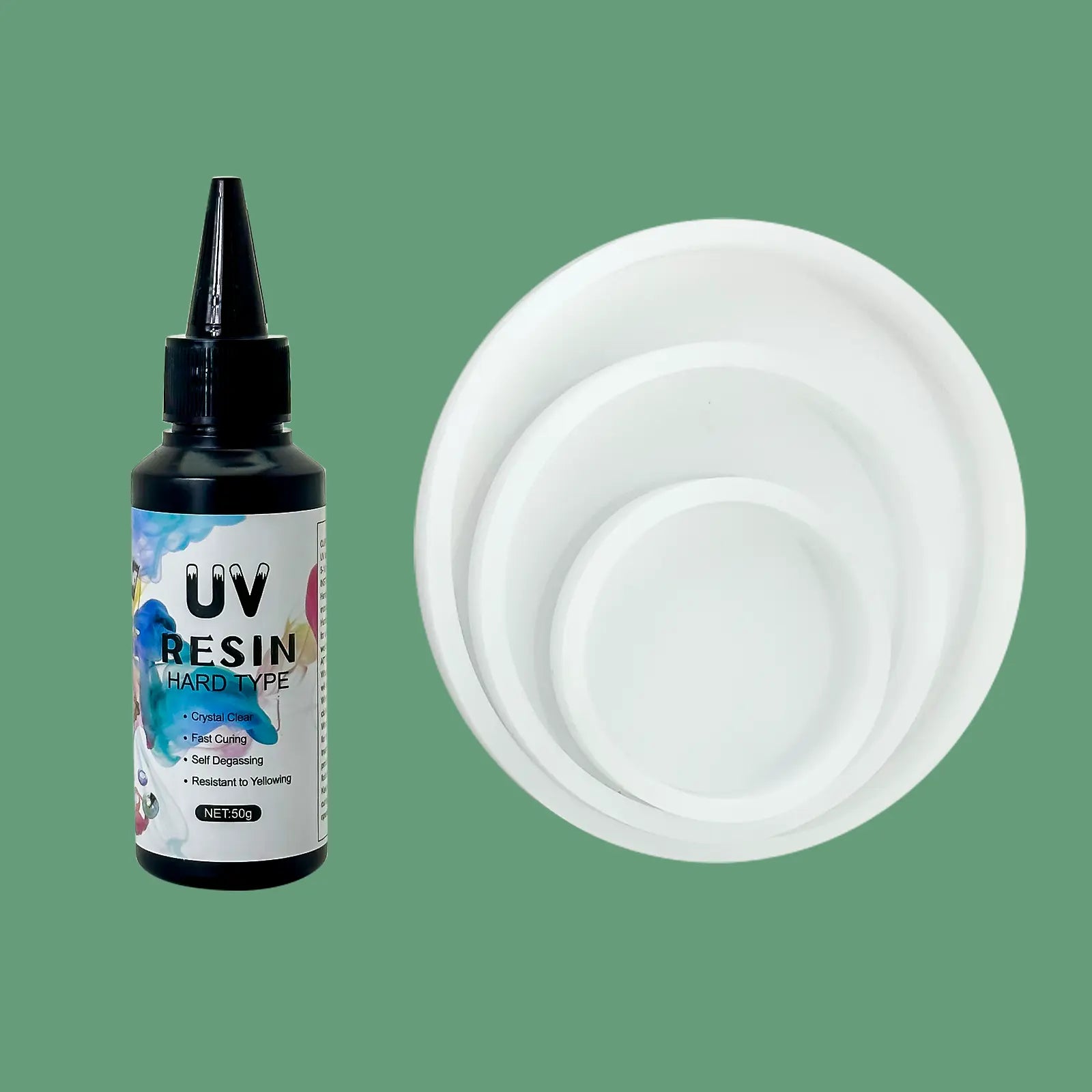 Pack Résine Créative – Époxy ou UV + Moule Silicone - Librairie Oxford City