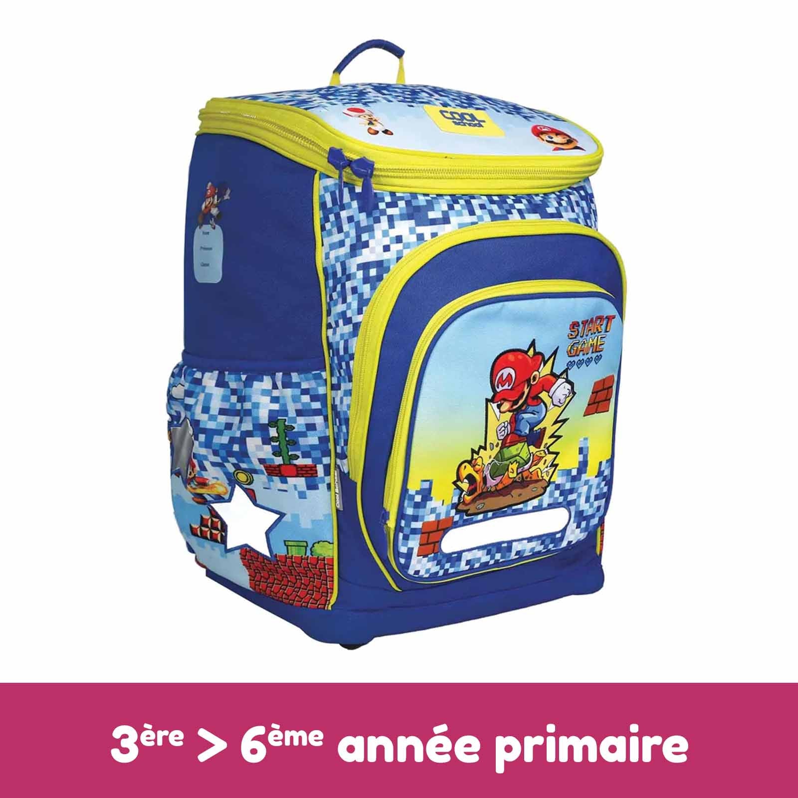 Sac À Dos Ergo L Mario & Sonic Cool School – Modulable, Ergonomique & - Librairie Oxford City