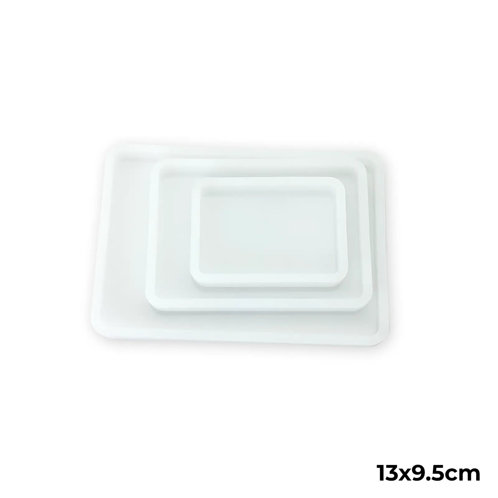 Moule Silicone Rectangulaire 13×9,5 cm pour Résine – Plateau et Décoration DIY - Librairie Oxford City