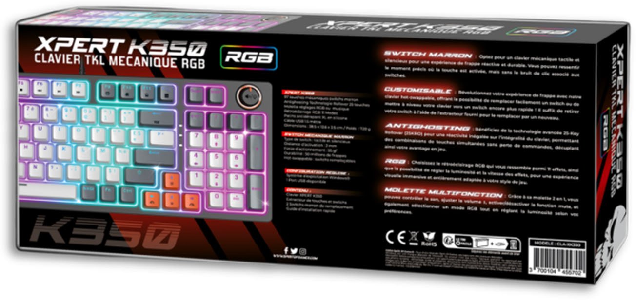 Clavier XPERT - K350 ARTIC - Librairie Oxford City