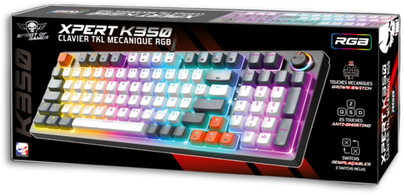 Clavier XPERT - K350 ARTIC - Librairie Oxford City