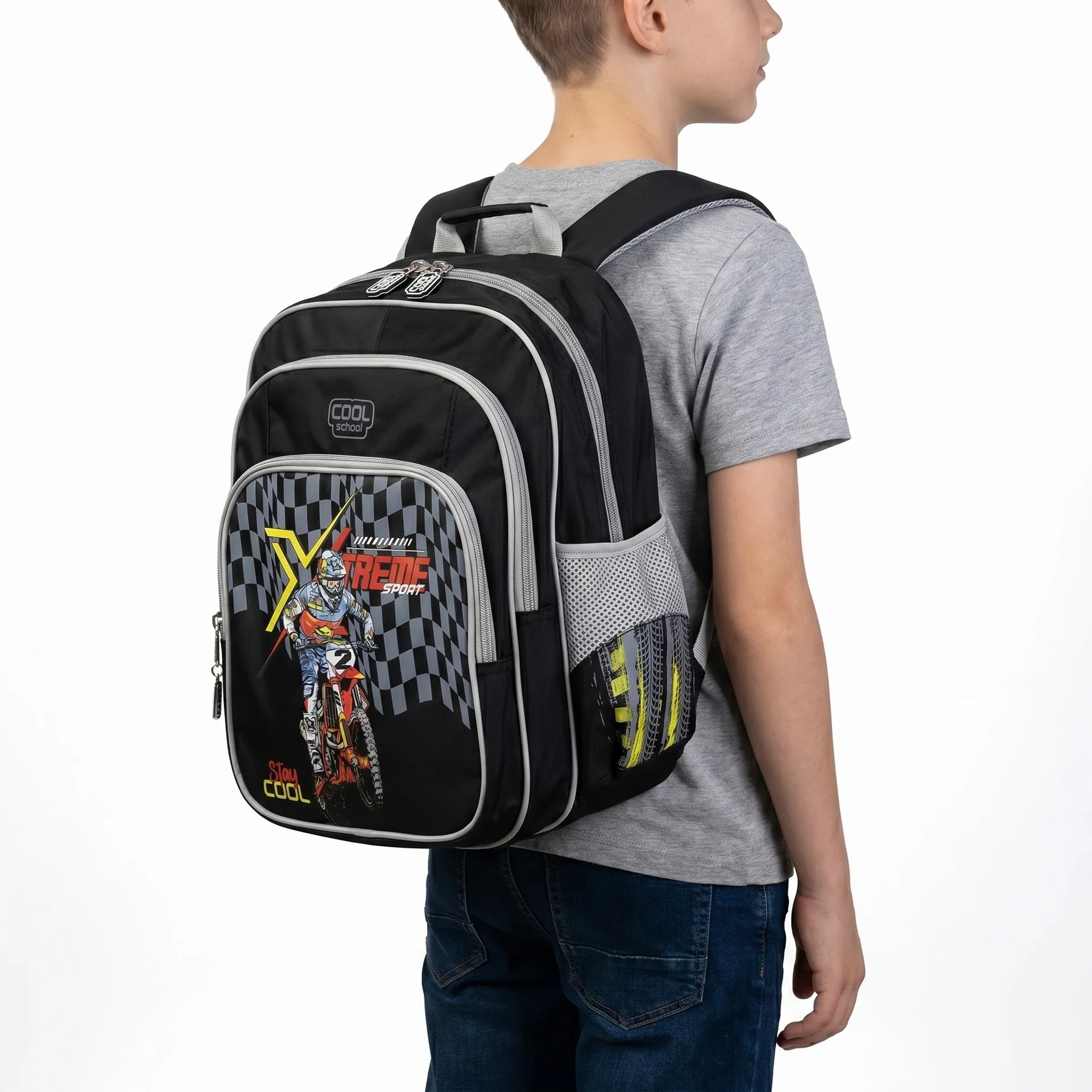 Sac à Dos Primaire 2 & 3 Faces Cool School - Librairie Oxford City