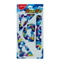 Ensemble de règles flexibles Yalong 4 pièces 1 paquet - Librairie Oxford City